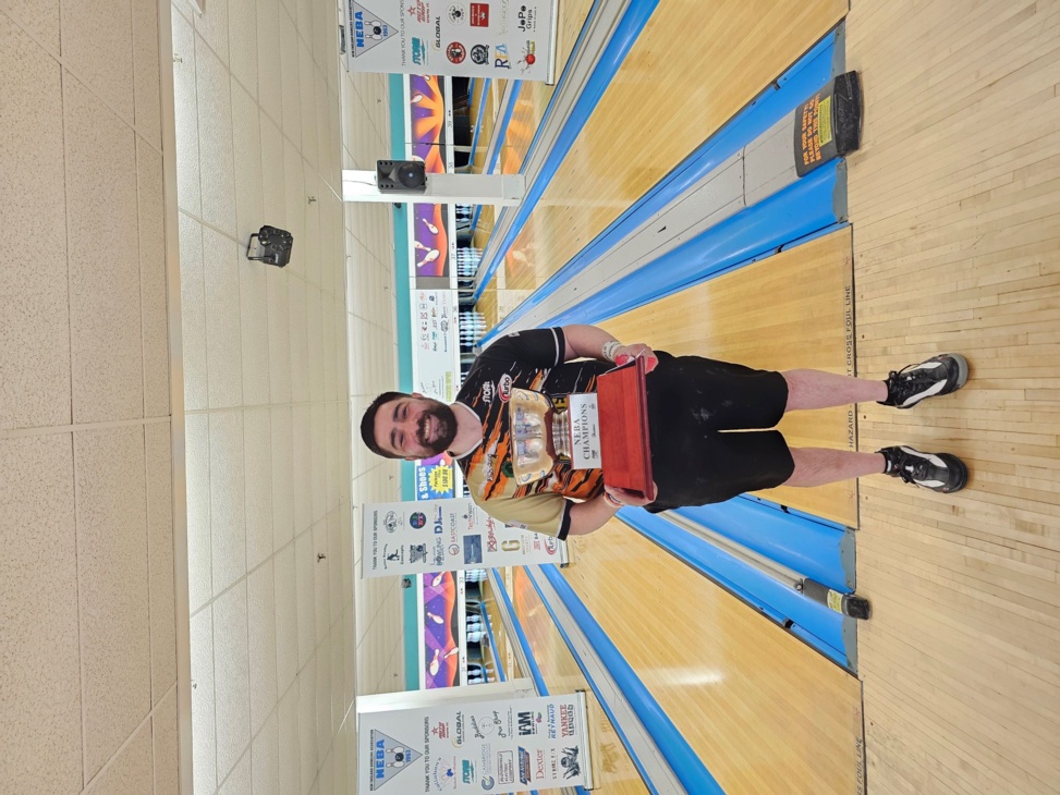 Michael Martell captures his first NEBA title winning the BuddiesProShop.com Open on Sunday, April 28, 2024 at Nutmeg Bowl in Fairfield, CT.