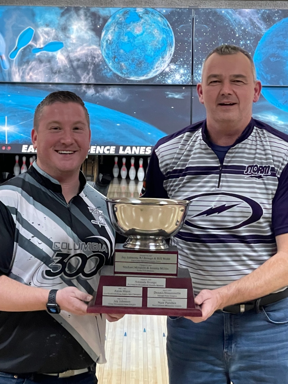Rich Reynolds & Paul Smith Champions of Strike F/X Doubles