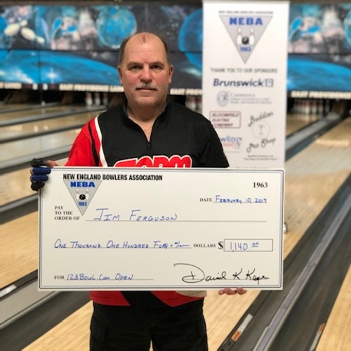 Jim Ferguson Captures 2nd NEBA Title at the 123Bowl.com Open