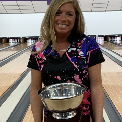 Amanda Broege Champion at BowlingSeriously.com Women's Singles